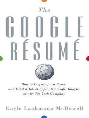 cover image of The Google Resume